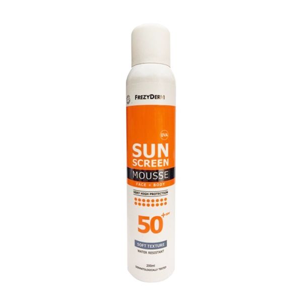 FREZYDERM - SUN SCREEN Mousse SPF50+ - 200ml